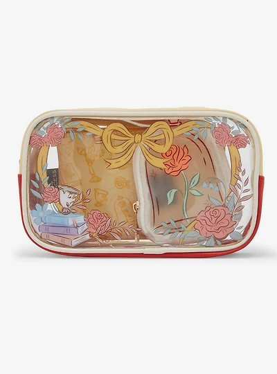 Disney Beauty and The Beast Icons Cosmetic Bag Set - BoxLunch Exclusive