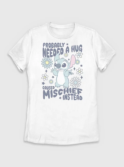 Disney Lilo & Stitch Caused Mischief Womens T-Shirt
