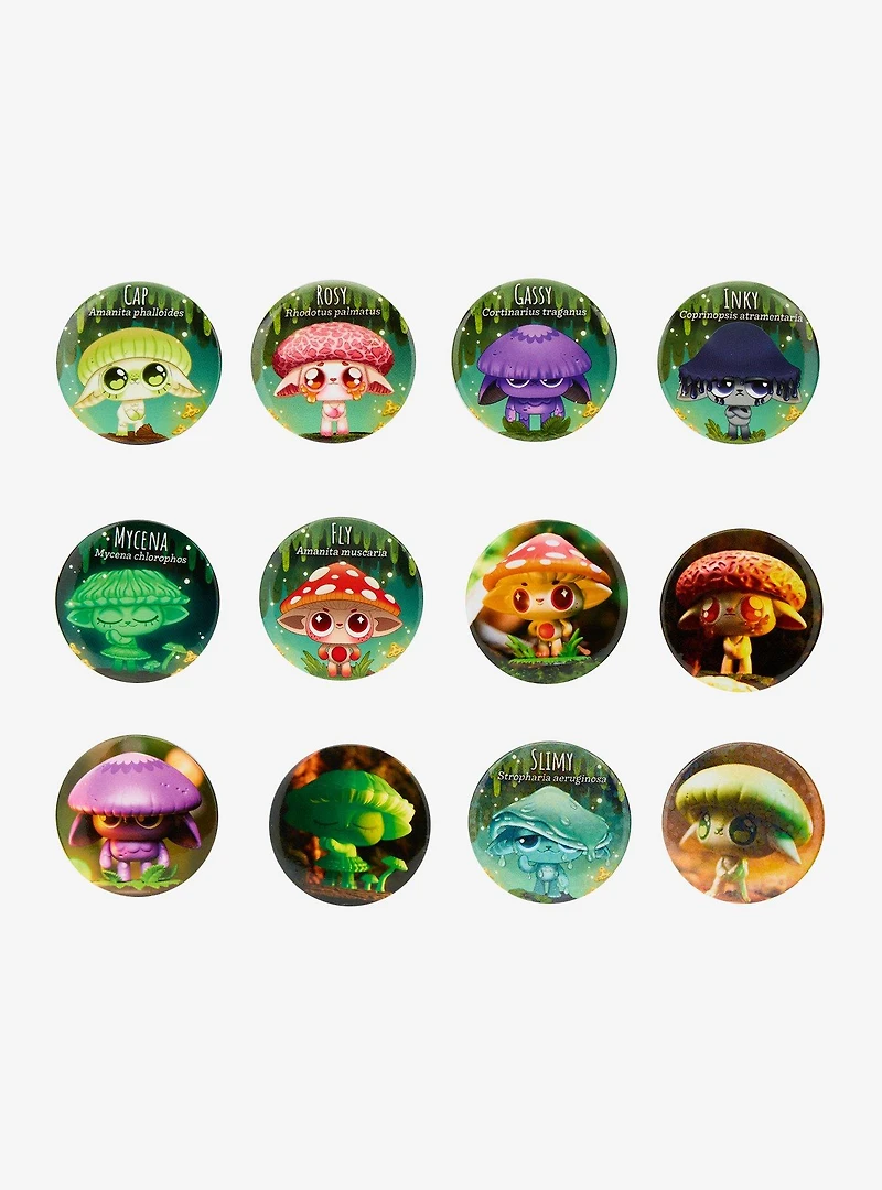 Kaleidos Creative Capkins Blind Bag Button Pin Set