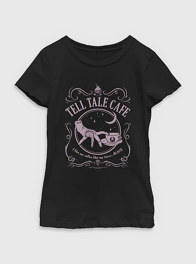 Wednesday Tell Tale Cafe Youth Girls T-Shirt BoxLunch Exclusive