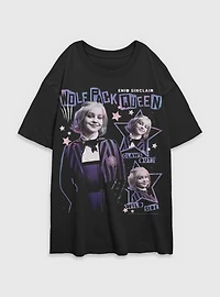 Wednesday Enid Wolf Pack Queen Womens Oversized T-Shirt BoxLunch Exclusive