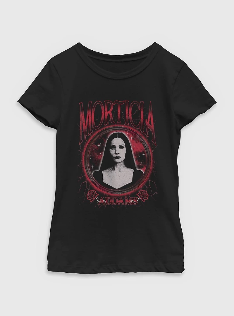 Wednesday Morticia Addams Keeper of Secrets Youth Girls T-Shirt BoxLunch Exclusive