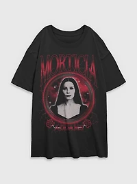 Wednesday Morticia Addams Keeper of Secrets Womens Oversized T-Shirt BoxLunch Exclusive