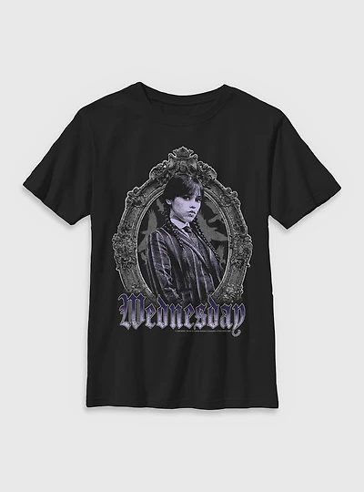 Wednesday Frame Portrait Youth T-Shirt BoxLunch Exclusive