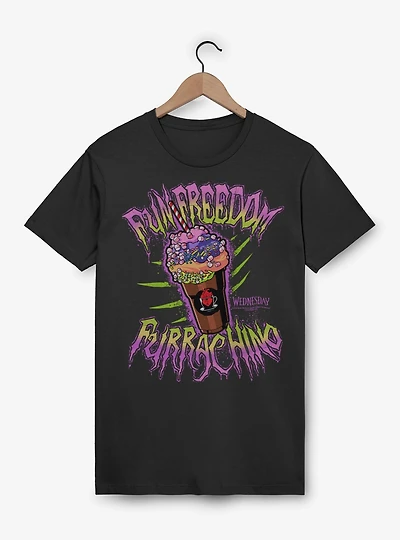 Wednesday Fun Freedom Furrachino T-Shirt BoxLunch Exclusive