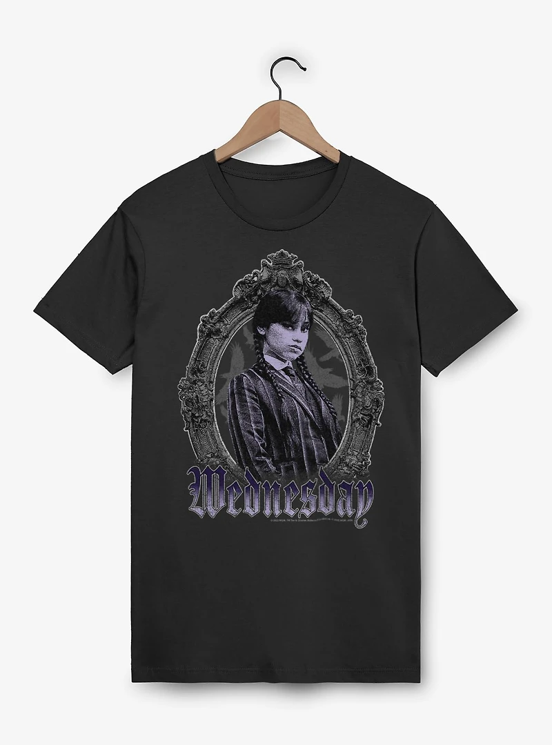 Wednesday Frame Portrait T-Shirt BoxLunch Exclusive