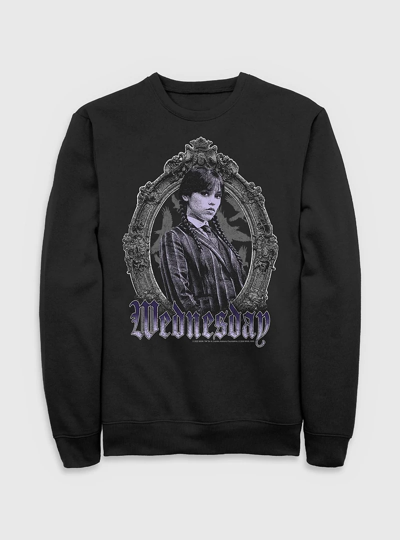 Wednesday Frame Portrait Sweatshirt BoxLunch Exclusive