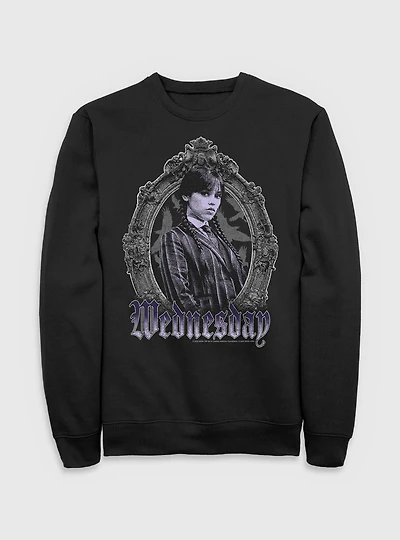 Wednesday Frame Portrait Sweatshirt BoxLunch Exclusive