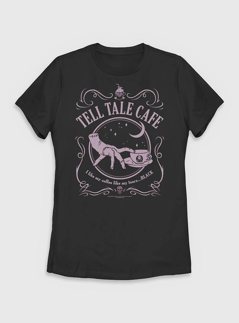 Wednesday Tell Tale Cafe Womens T-Shirt BoxLunch Exclusive