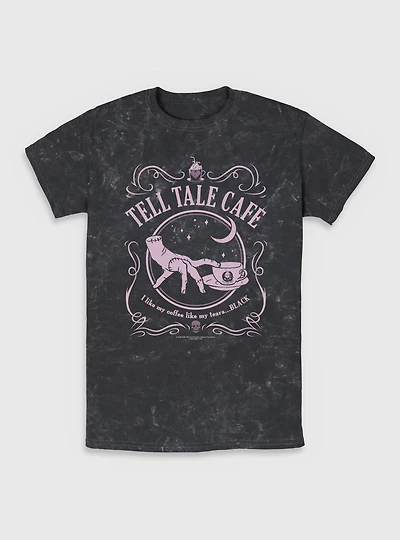 Wednesday Tell Tale Cafe Mineral Wash T-Shirt BoxLunch Exclusive