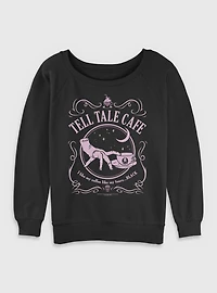 Wednesday Tell Tale Cafe Womens Slouchy Sweatshirt BoxLunch Exclusive