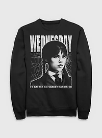 Wednesday Rather Be Feared Than Hated Sweatshirt BoxLunch Exclusive