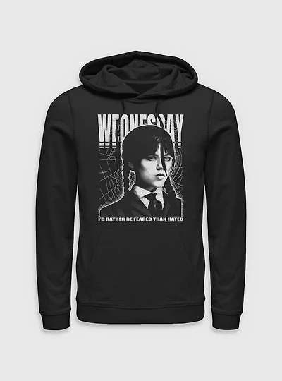 Wednesday Rather Be Feared Than Hated Hoodie BoxLunch Exclusive