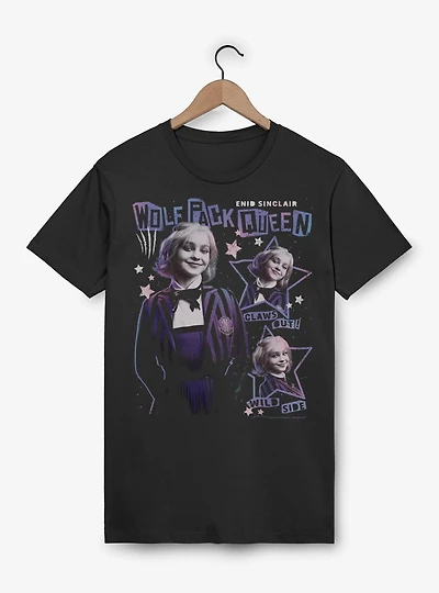 Wednesday Enid Wolf Pack Queen T-Shirt BoxLunch Exclusive