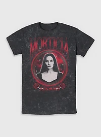 Wednesday Morticia Addams Keeper of Secrets Mineral Wash T-Shirt BoxLunch Exclusive