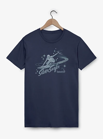 Marvel The Fantastic Four: First Steps Surfing Stars Silver Surfer T-Shirt