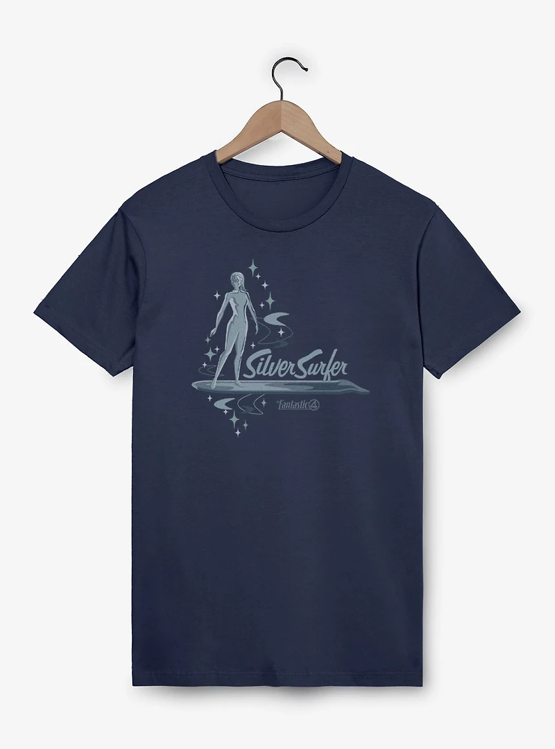 Marvel The Fantastic Four: First Steps Silver Surfer Stars T-Shirt