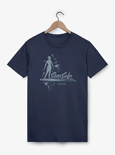 Marvel The Fantastic Four: First Steps Silver Surfer Stars T-Shirt