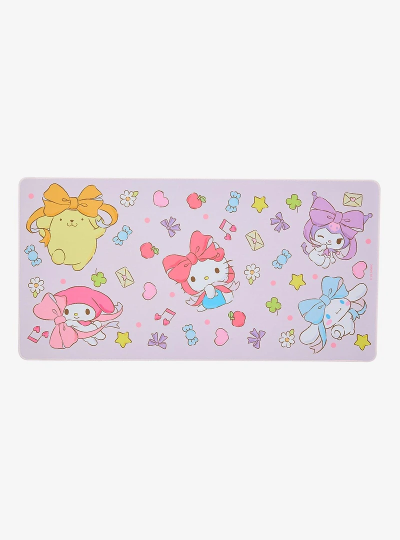 Sanrio Hello Kitty and Friends Bows Allover Print Desk Mat - BoxLunch Exclusive