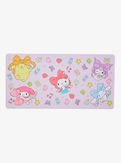 Sanrio Hello Kitty and Friends Bows Allover Print Desk Mat - BoxLunch Exclusive