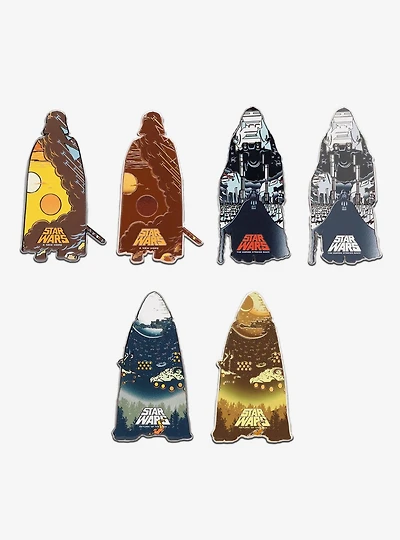 FiGPin Star Wars Trilogy Silhouettes Blind Box Enamel Pin