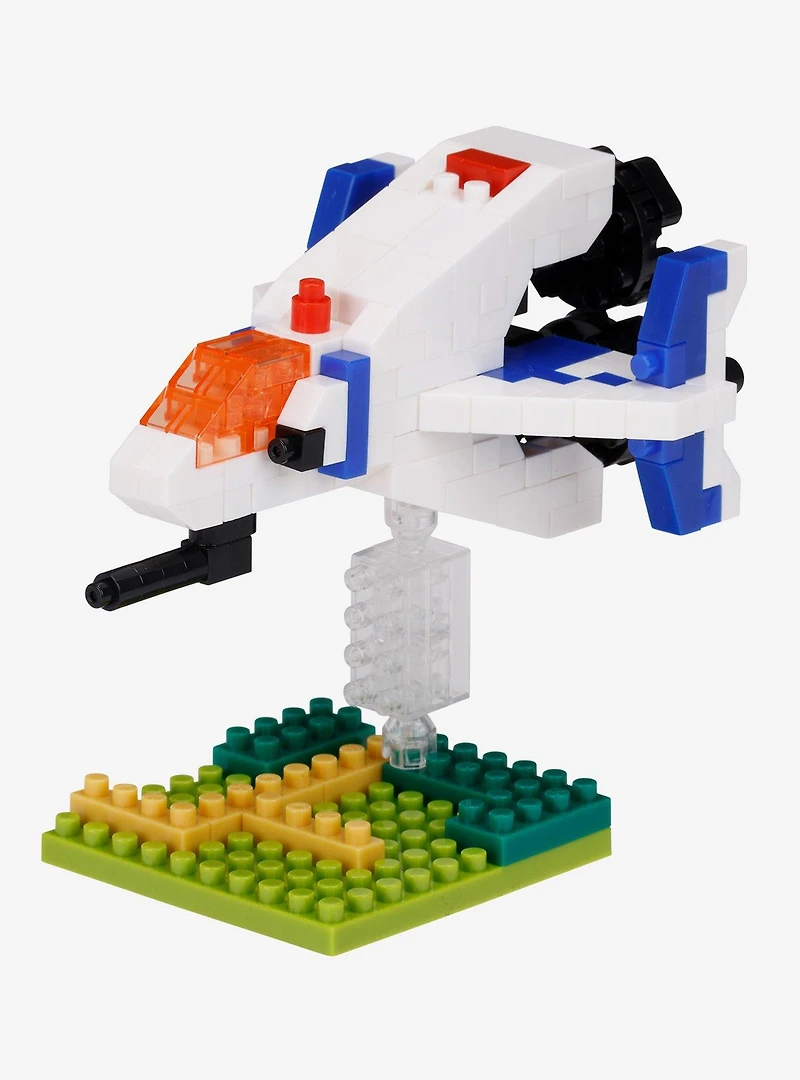 Nanoblock Namco Classic Games Character Collection Xevious Solvalou Build Kit