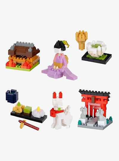 Nanoblock Mininano Series Culture Japan Blind Box Build Set