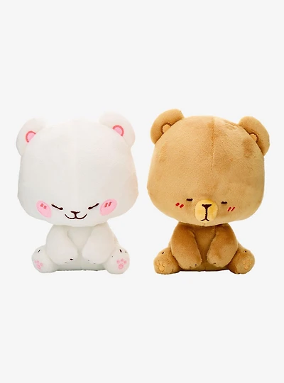 Milk & Mocha Bear 6 Inch Plush Set