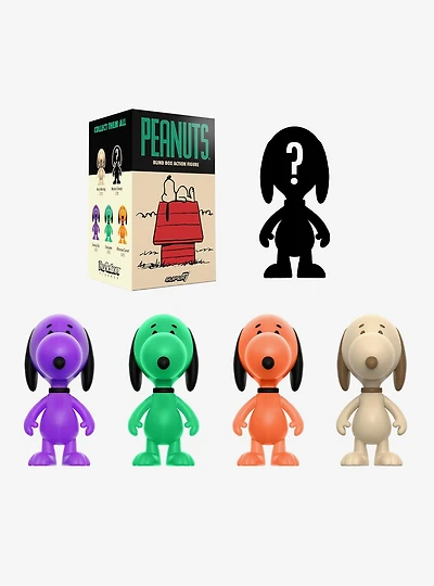 Super 7 ReAction Peanuts More Snoopies Blind Box Figure