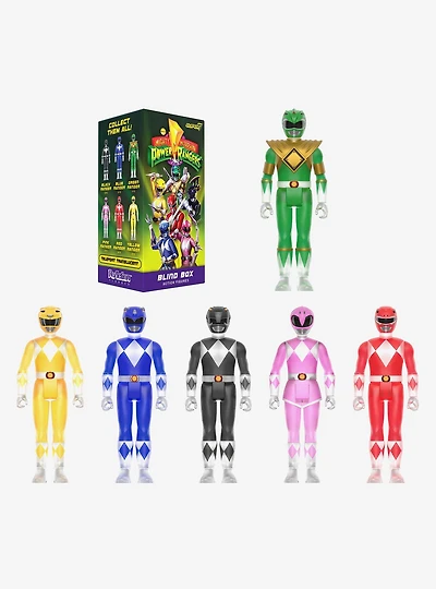 Super7 ReAction Mighty Morphin Power Rangers Blind Box Figure