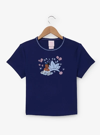 Disney the Princess and Frog Tiana Crown Women's Baby Tee — BoxLunch Exclusive