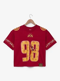 Disney Mulan Mushu Women's Cropped Football Jersey — BoxLunch Exclusive