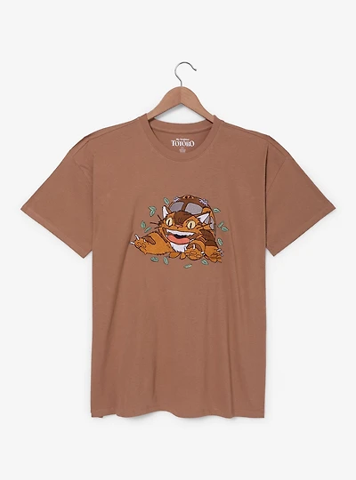 Studio Ghibli® My Neighbor Totoro Catbus Embroidered Women's T-Shirt - BoxLunch Exclusive