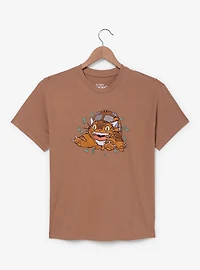 Studio Ghibli® My Neighbor Totoro Catbus Embroidered Women's Plus T-Shirt - BoxLunch Exclusive