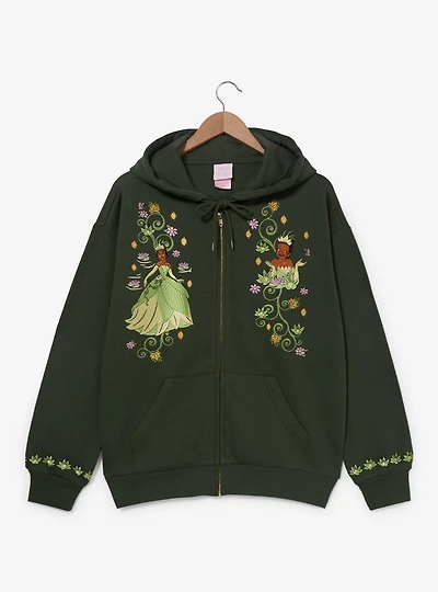 Disney the Princess and Frog Tiana Bayou Women's Zippered Hoodie — BoxLunch Exclusive