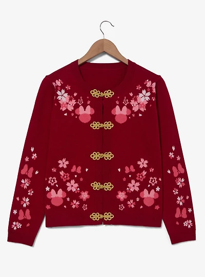 Disney Minnie Mouse Chinese New Year Floral Women's Cardigan — BoxLunch Exclusive