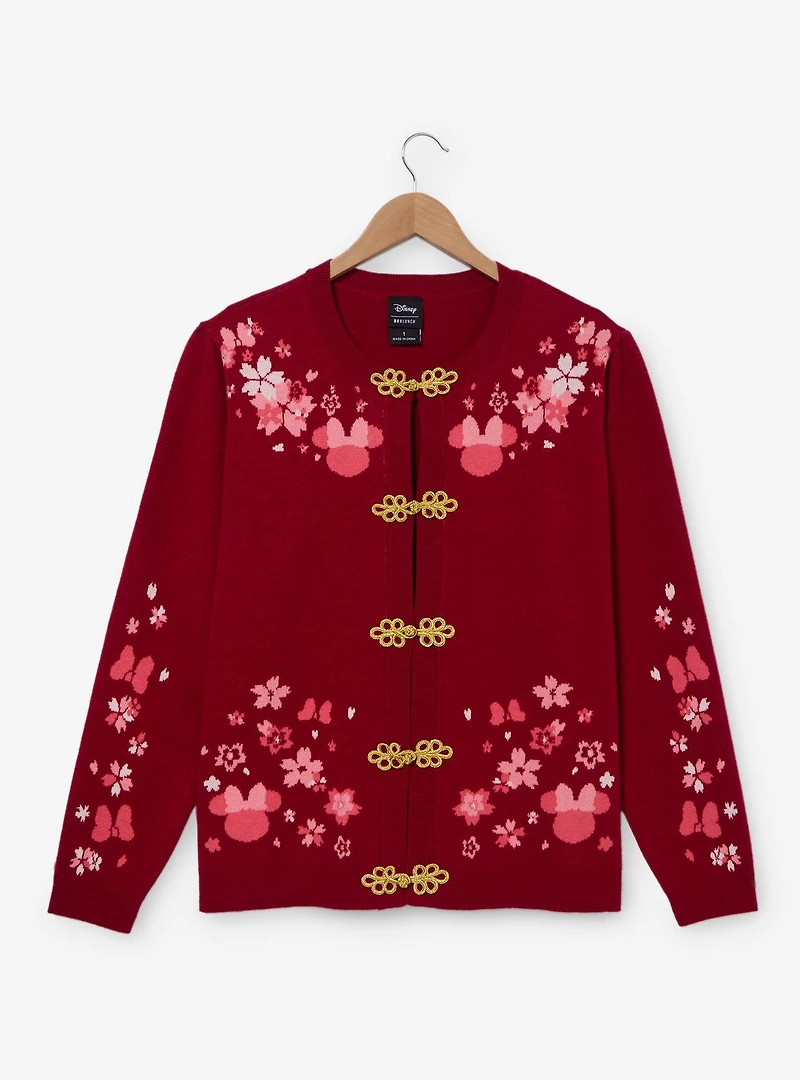 Disney Minnie Mouse Chinese New Year Floral Women's Plus Cardigan — BoxLunch Exclusive