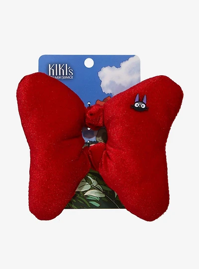 Studio Ghibli® Kiki's Delivery Service Kiki's Bow Figural Plush Scrunchie - BoxLunch Exclusive