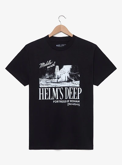The Lord of Rings Helm's Deep Tonal T-Shirt - BoxLunch Exclusive