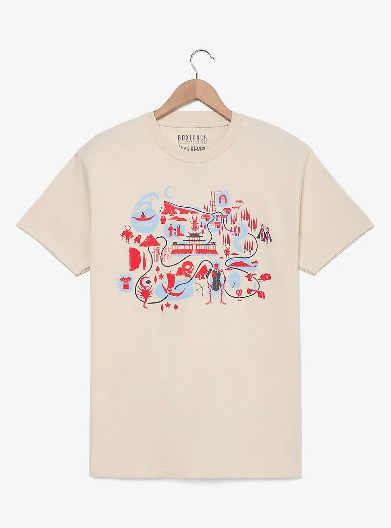 Kubo And The Two Strings Map T-Shirt - BoxLunch Exclusive