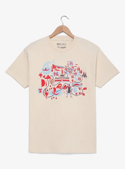 Kubo And The Two Strings Map T-Shirt - BoxLunch Exclusive