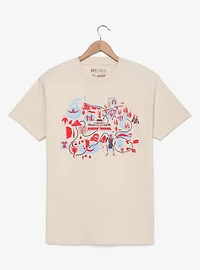 Kubo And The Two Strings Map T-Shirt - BoxLunch Exclusive