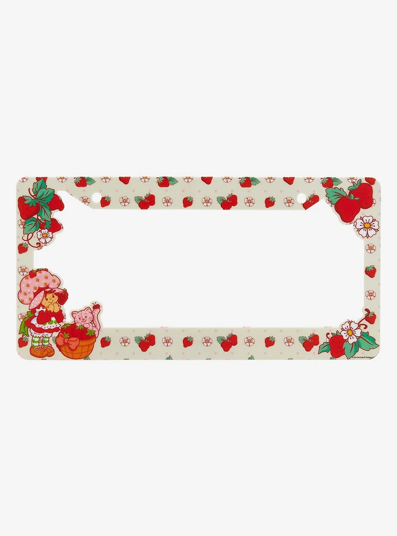 Strawberry Shortcake Berry Print License Plate Frame — BoxLunch Exclusive