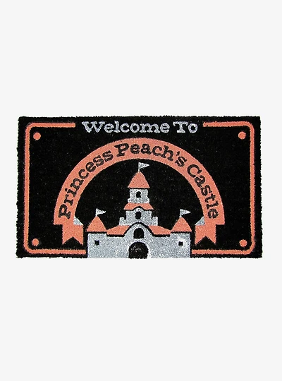 Super Mario Bros. Princess Peach's Castle Door Mat