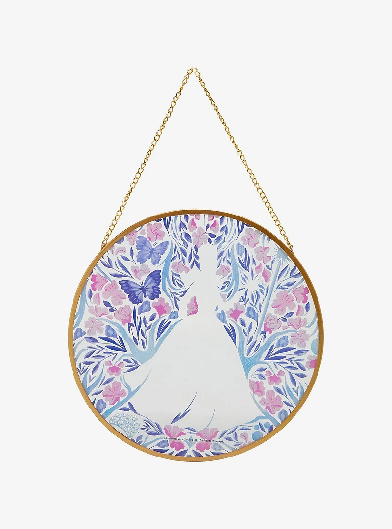 Wicked Glinda Butterflies Silhouette Stained Glass Wall Art - BoxLunch Exclusive