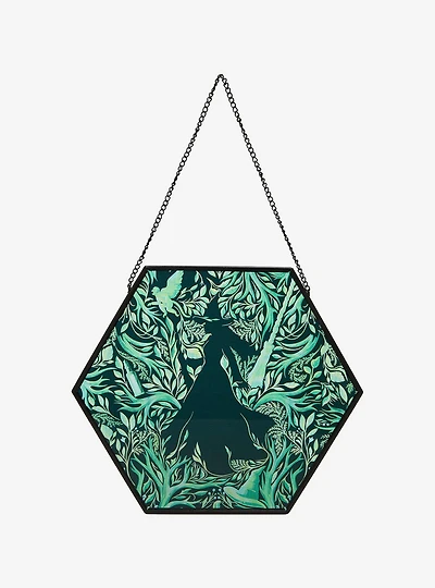 Wicked Elphaba Forest Silhouette Stained Glass Wall Art - BoxLunch Exclusive