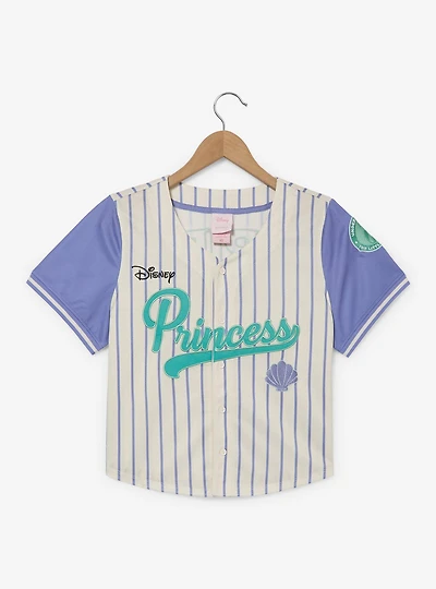 Disney Princess Ariel Women's Cropped Baseball Jersey — BoxLunch Exclusive