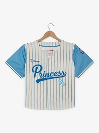 Disney Princess Cinderella Women's Plus Cropped Baseball Jersey — BoxLunch Exclusive