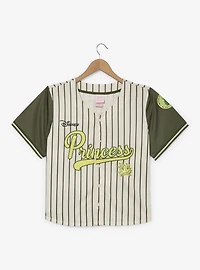 Disney Princess Tiana Women's Plus Cropped Baseball Jersey — BoxLunch Exclusive