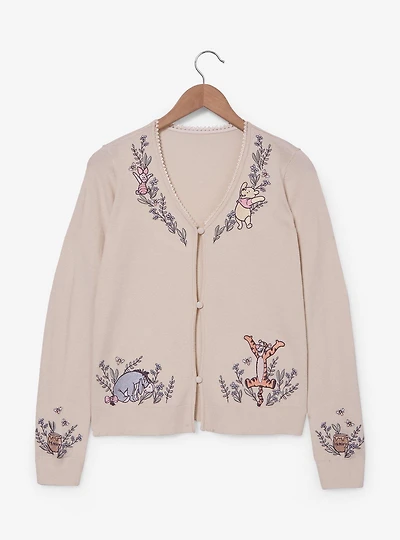 Disney Winnie the Pooh Floral Embroidered Women's Cardigan - BoxLunch Exclusive